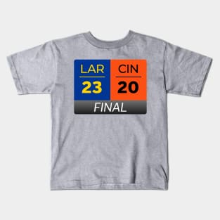 LAR 23 CIN 20 Kids T-Shirt